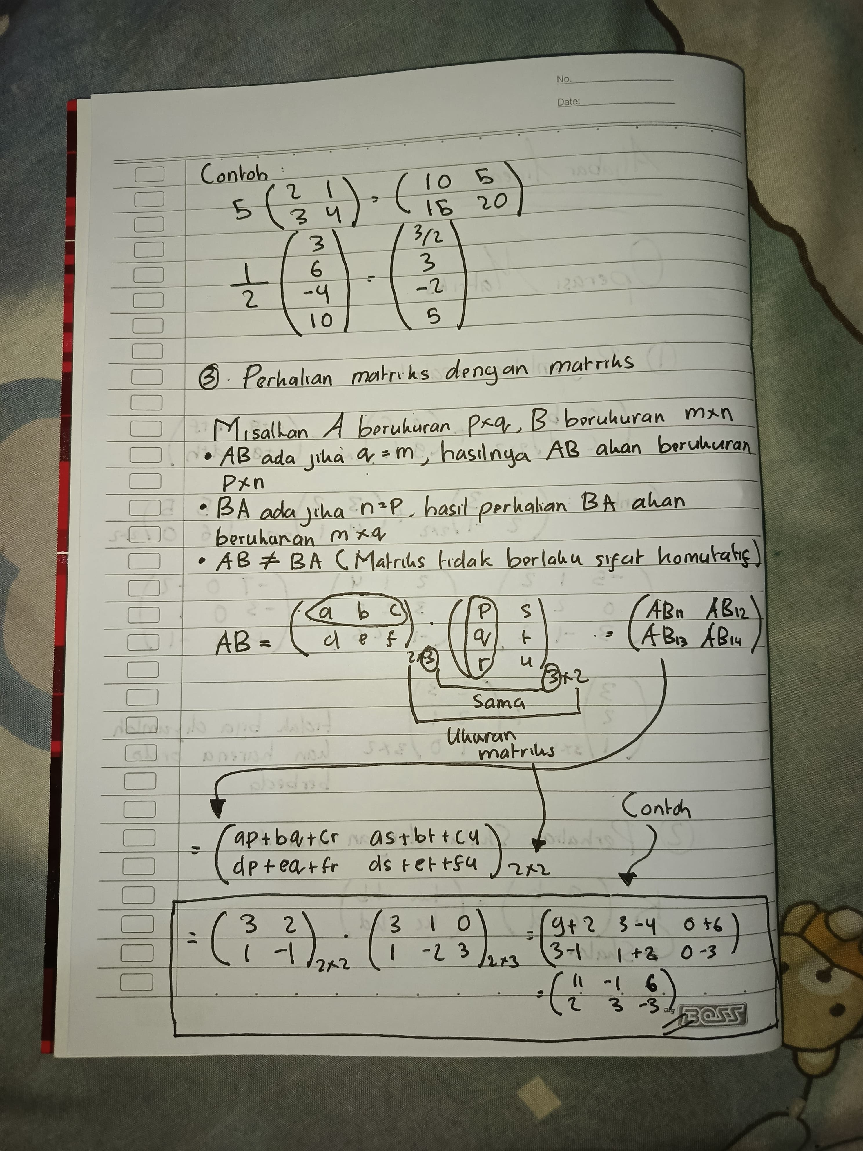 Perkalian Matriks